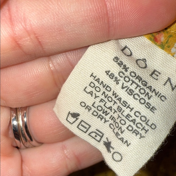 NWT DOEN Justine Top in Sunsoaked Foothills Floral - Picture 5 of 7